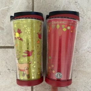 Starbucks 2007 Vintage 8 Oz Tumbler Set